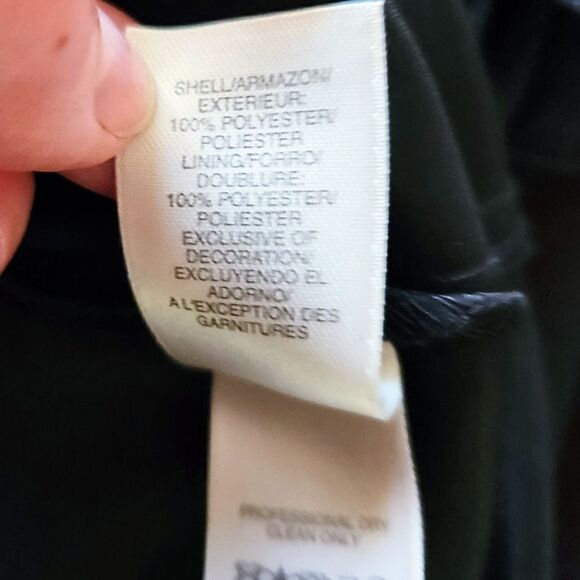 Bice Women's Black Cowl Neck Beaded Dress, US 10 - Picture 4 of 7